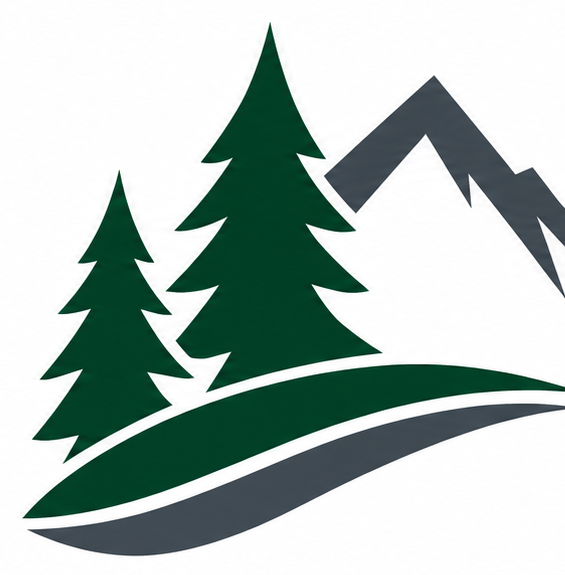 Boreal Edge mountain and forest emblem
